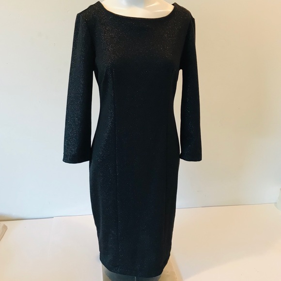 Forever 21 Dresses & Skirts - Forever 21 Black Fitted Dress Long Sleeves